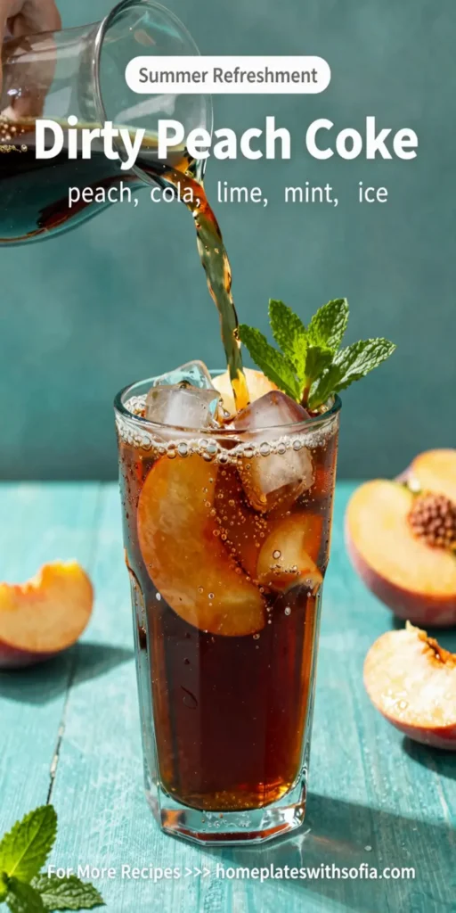 Dirty Peach Coke