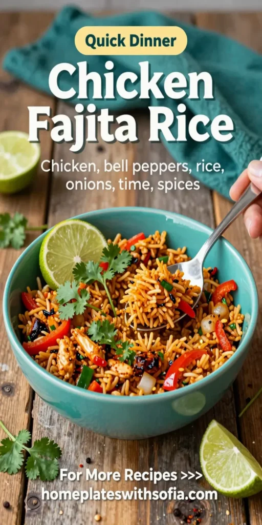 Chicken Fajita Rice