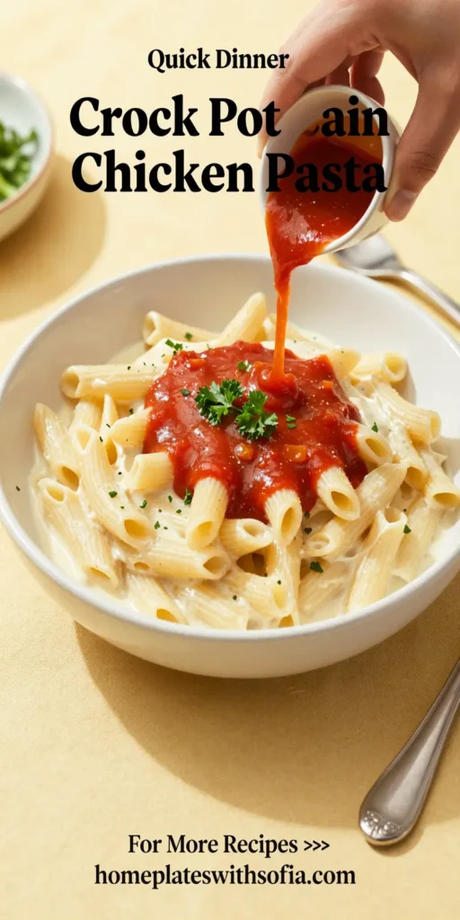 Crock Pot Cajun Chicken Pasta