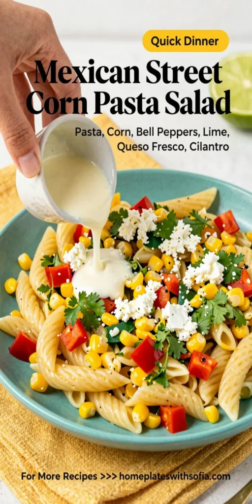 Mexican Street Corn Pasta Salad