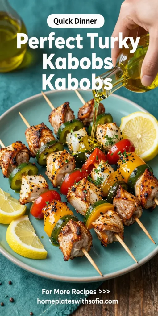 Perfect Turkey Kabobs