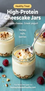 High-Protein Cheesecake Jars