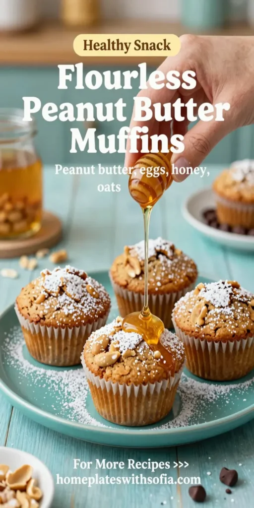Flourless Peanut Butter Muffins