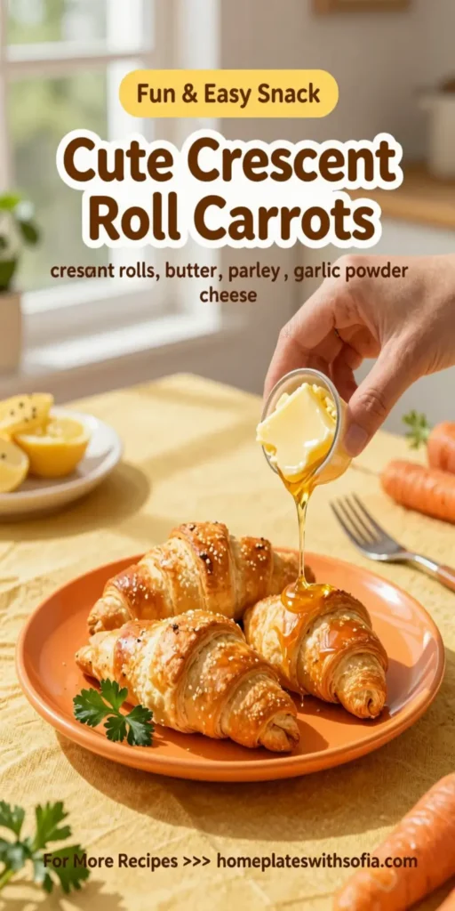 Cute Crescent Roll Carrots