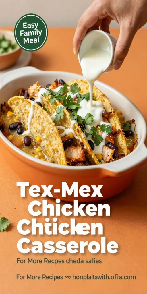 Tex-Mex Chicken Taco Casserole
