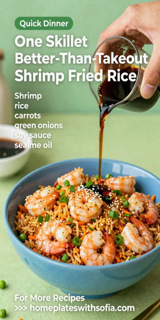 One Skillet Better-Than-Takeout Shrimp Fried Rice