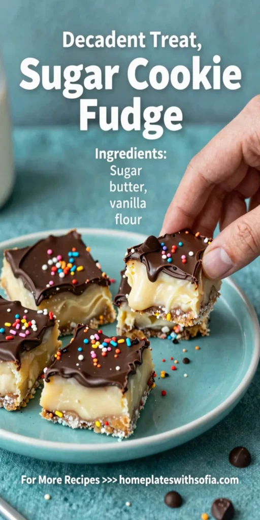 Sugar Cookie Fudge