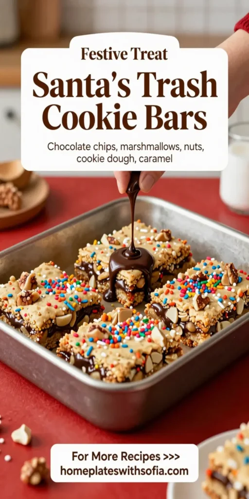 Santa's Trash Cookie Bars