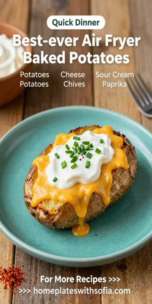 Best-ever air fryer baked potatoes