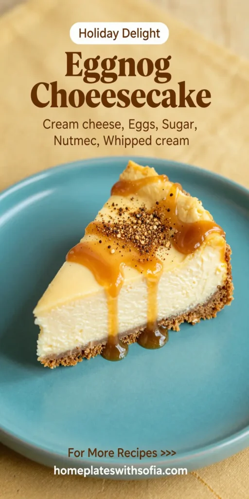 Eggnog Cheesecake
