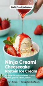 Ninja Creami Strawberry Cheesecake Protein Ice Cream
