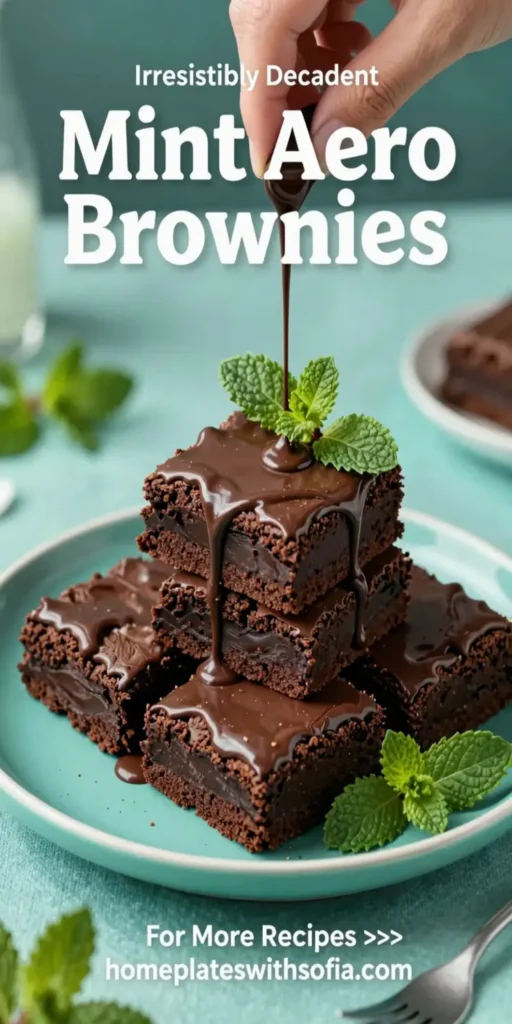 Mint Aero Brownies
