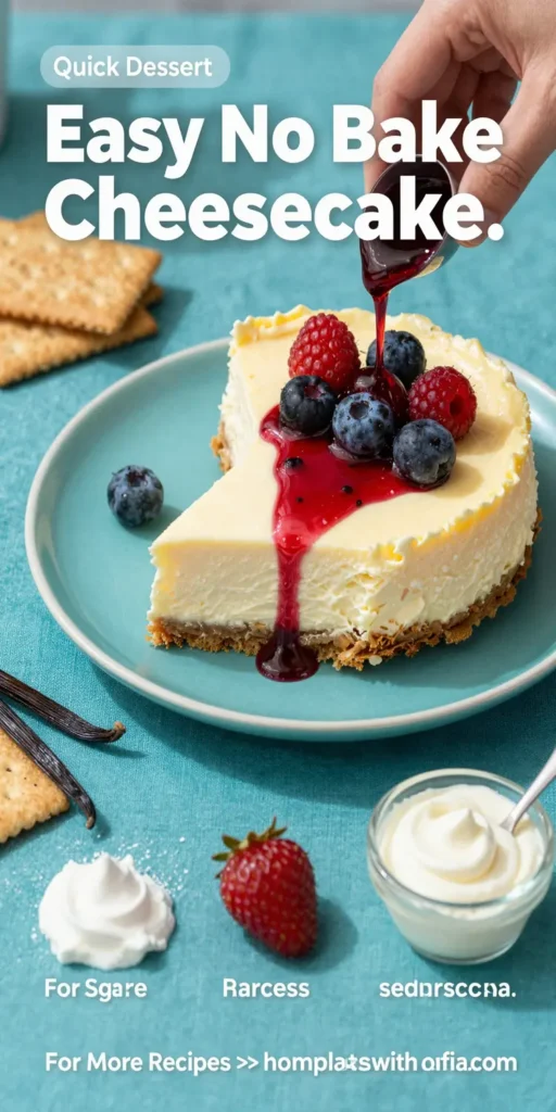 Easy No Bake Cheesecake