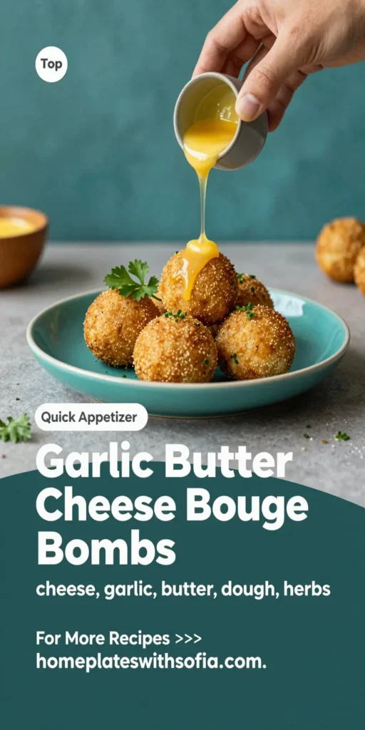Garlic Butter Cheese Bombs