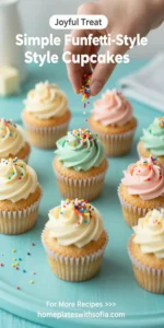 Simple Funfetti-Style Cupcakes