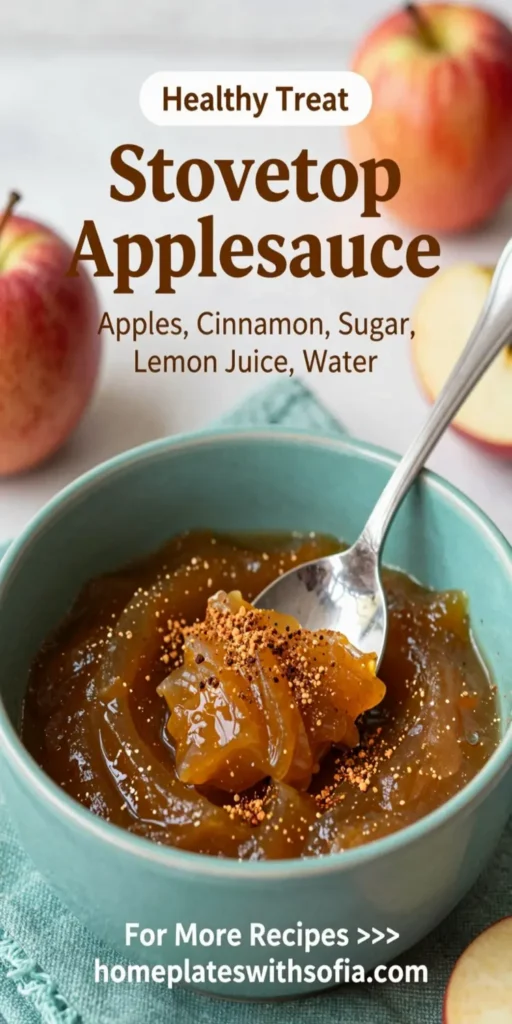 Stovetop Applesauce