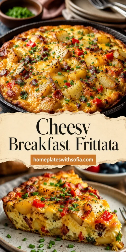 Cheesy Breakfast Frittata with Potatoes