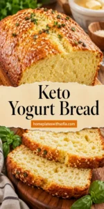 Keto Yogurt Bread for Sandwiches