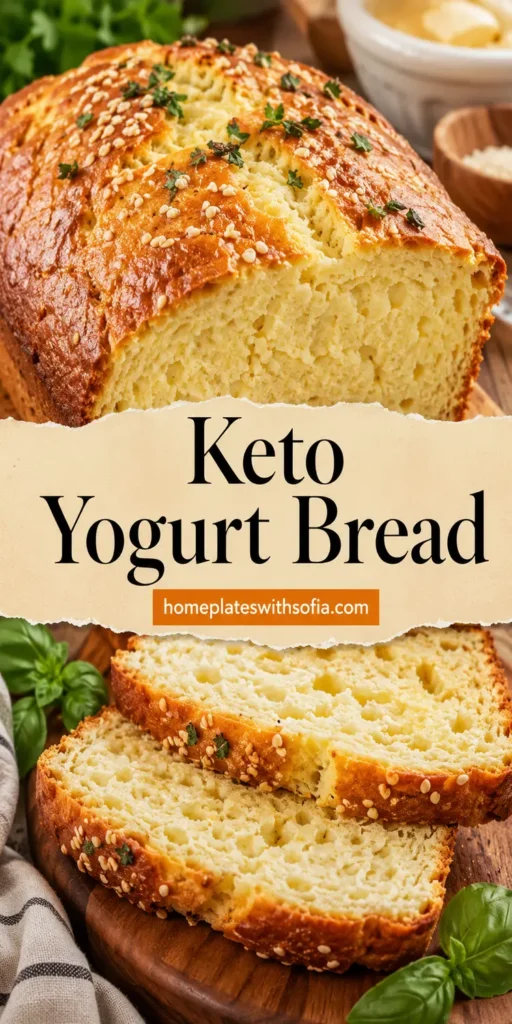 Keto Yogurt Bread for Sandwiches