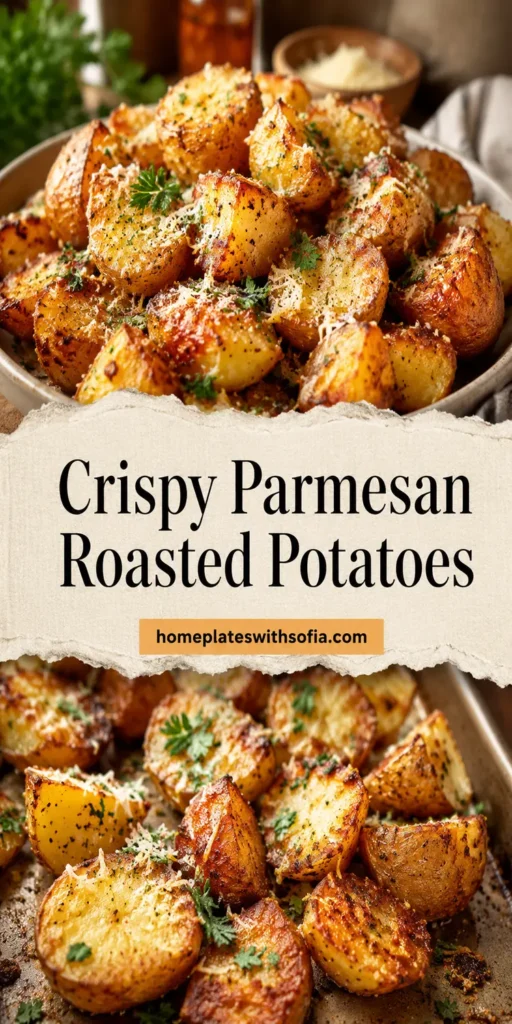 Crispy Parmesan Roasted Potatoes for BBQ