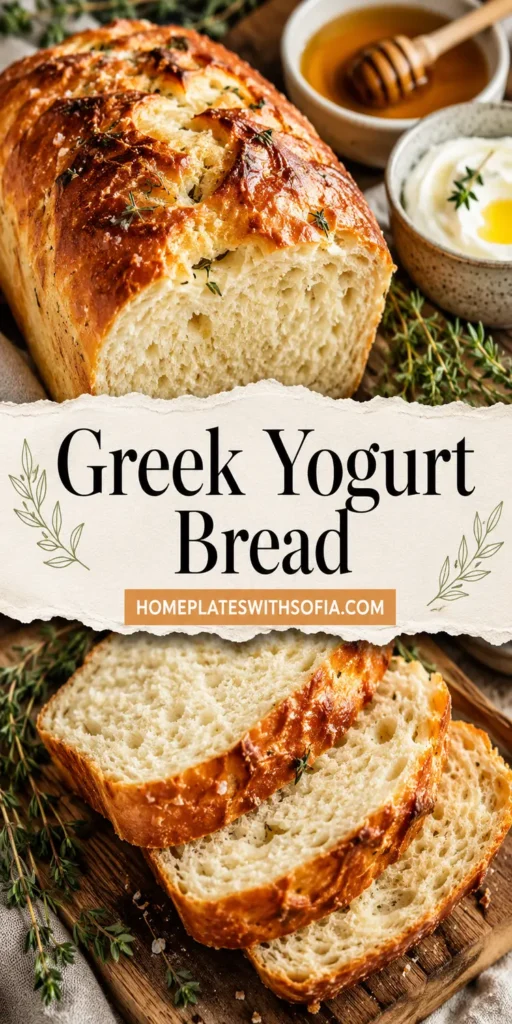 Greek Yogurt Bread for Healthy Breakfast