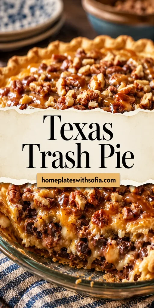 Texas Trash Pie for Easy Southern Dessert