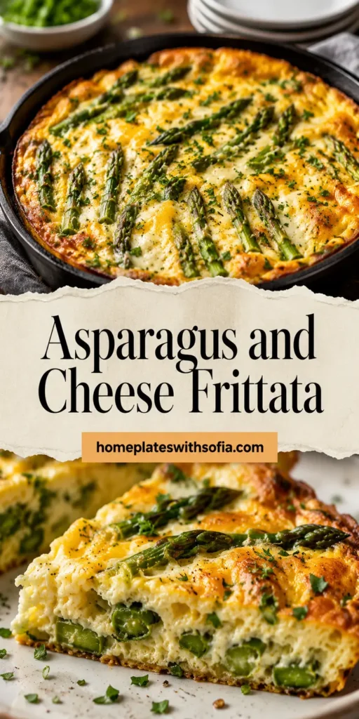 Frittata Recipe with Asparagus and Cheese