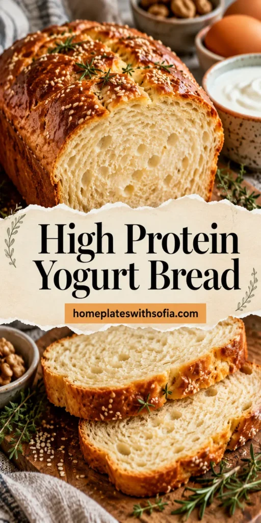High Protein Yogurt Bread for Meal Prep