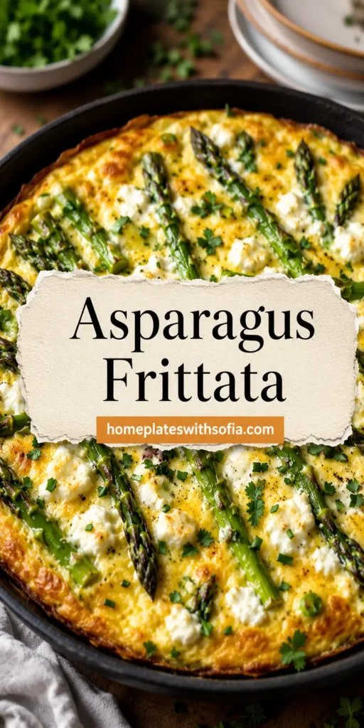 Easy Asparagus Frittata for Spring Breakfast