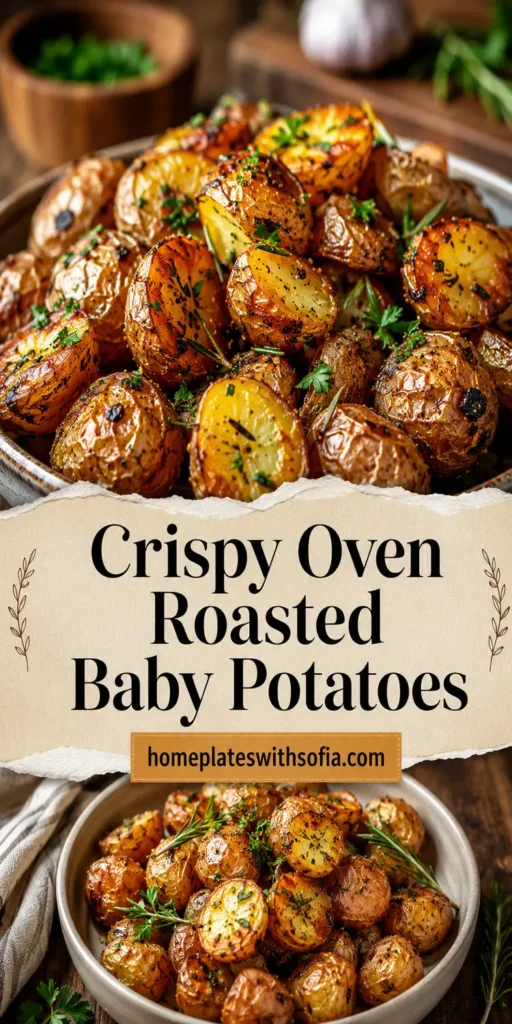 Crispy Oven Roasted Baby Potatoes