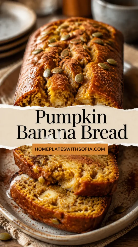 Pumpkin Banana Bread for Cozy Mornings