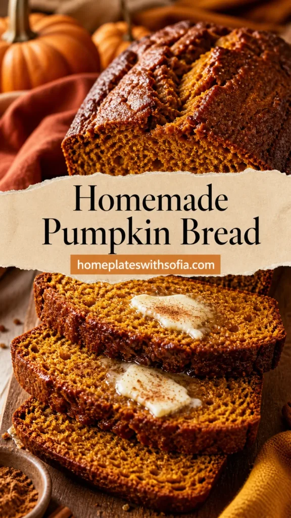Homemade Pumpkin Bread for Thanksgiving Brunch