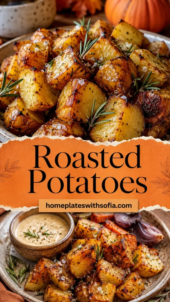 Roasted Potatoes for Fall Dinner Plates