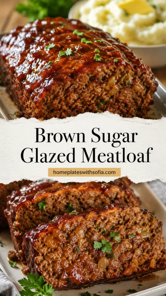 Brown Sugar Glazed Meatloaf for Sunday Supper