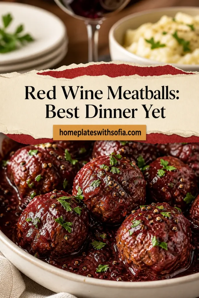 Are These Red Wine Meatballs Your Best Dinner Yet