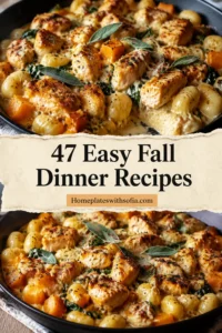 47 Easy Fall Dinner Recipes