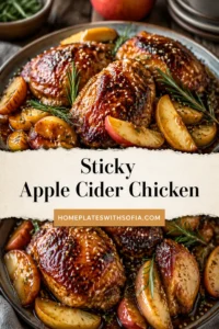 Sticky Apple Cider Chicken