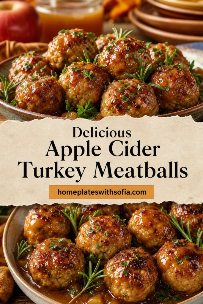 Deliciously Healthy Apple Cider Turkey Meatballs for Fall Feasts
