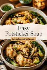 Easy Potsticker Soup Recipe