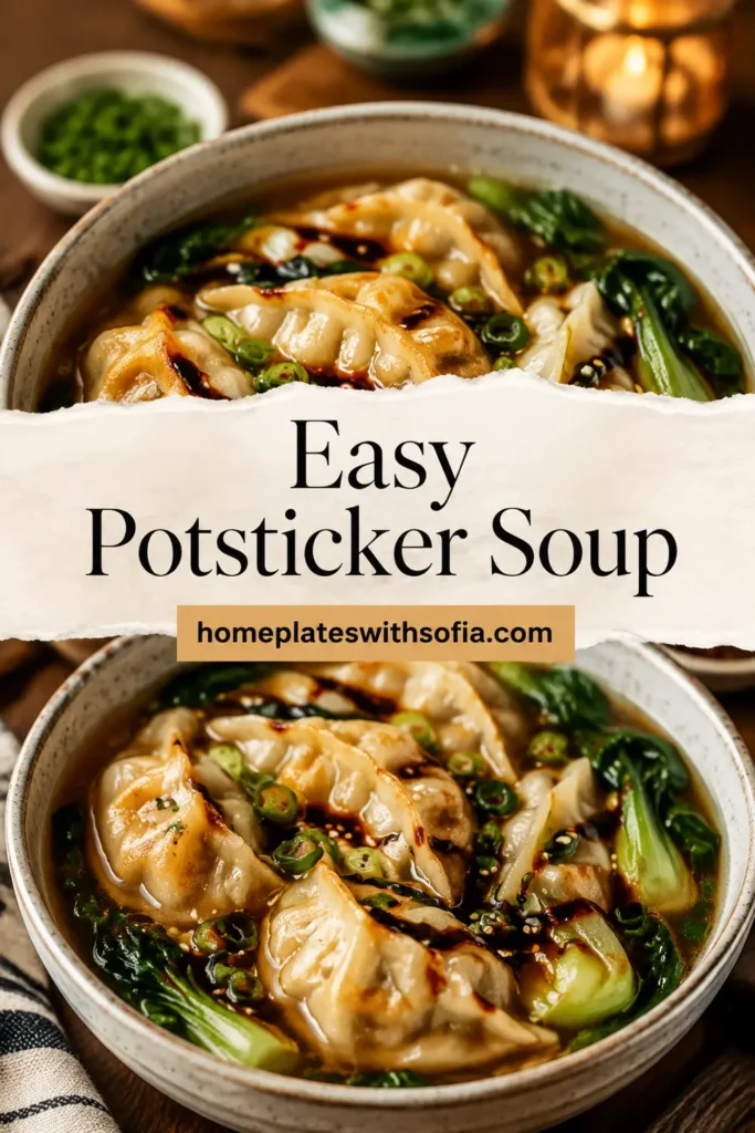 Easy Potsticker Soup Recipe