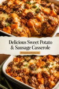 Delicious Sweet Potato & Sausage Casserole