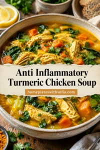 Anti Inflammatory Turmeric Chicken Soup