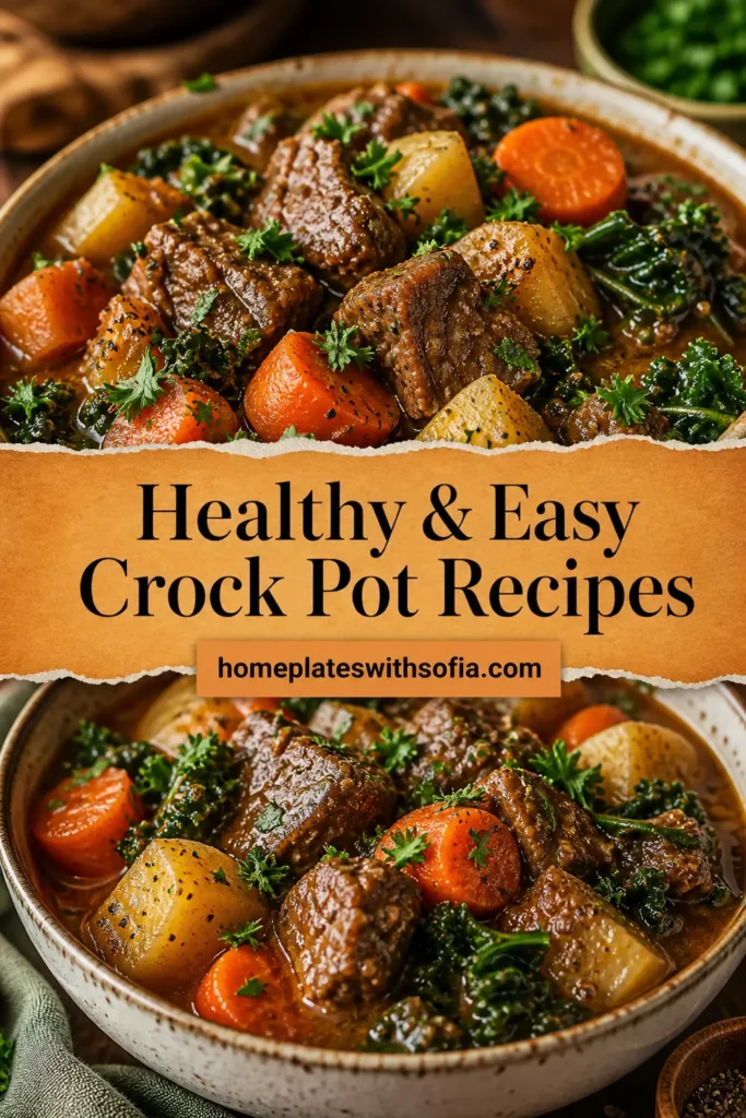 Healthy & Easy Crock Pot Recipes for Fall and Winter