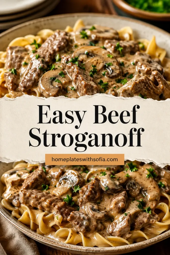 Beef Stroganoff (Easy One-Pot Recipe)