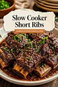 SLOW COOKER SHORT RIBS + WonkyWonderful