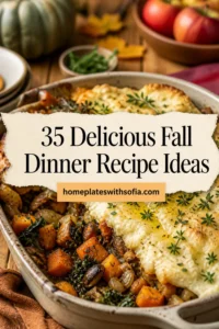 35 Delicious Fall Dinner Recipe Ideas