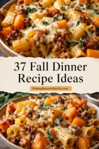 37 Fall Dinner Recipe Ideas