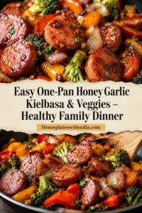 Easy One-Pan Honey Garlic Kielbasa & Veggies – Healthy Family Dinner
