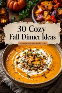 30 Fall Dinner Ideas for November: A Cozy Meal Plan