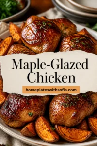 Maple-Glazed Chicken with Sweet Potatoes